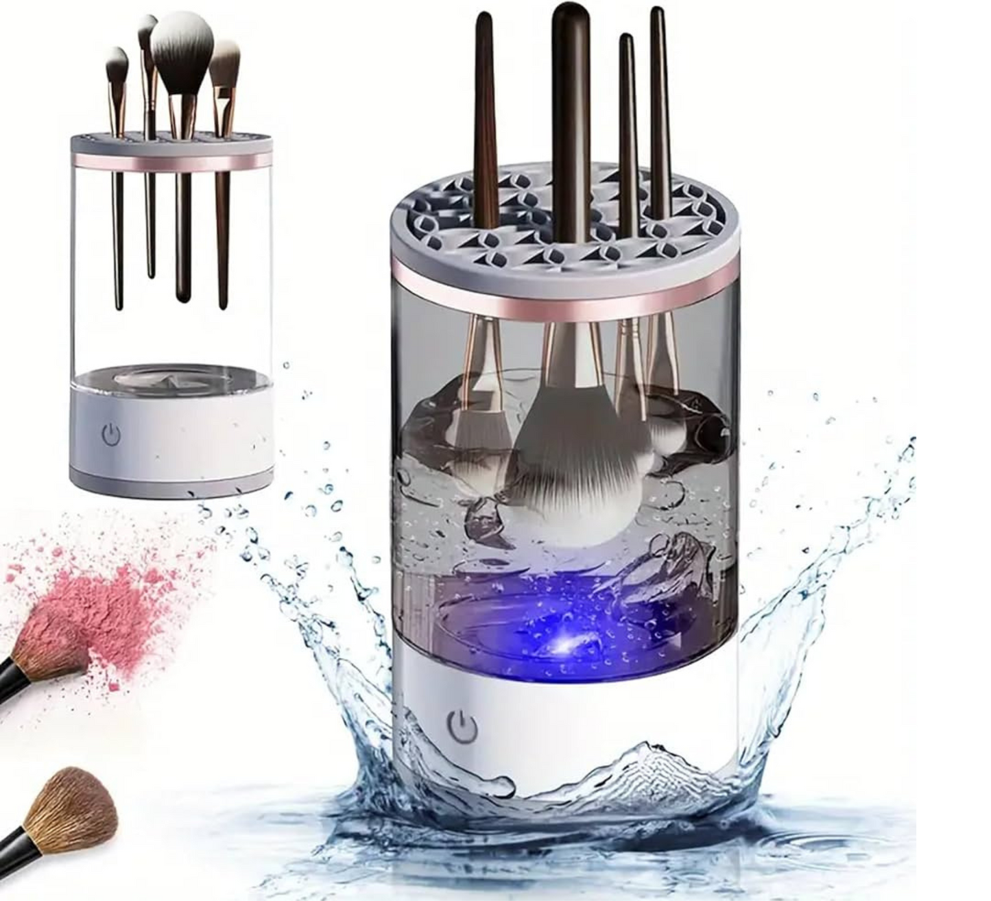 Nettoyeur de Pinceaux de Maquillage Électrique 3 en 1 - Orisens France