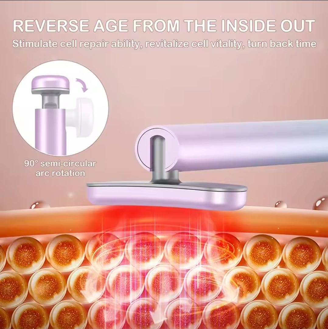 Baguette Beauté & Soin du Visage PINKMOON | Lumière Rouge et Micro-Courants - Orisens France