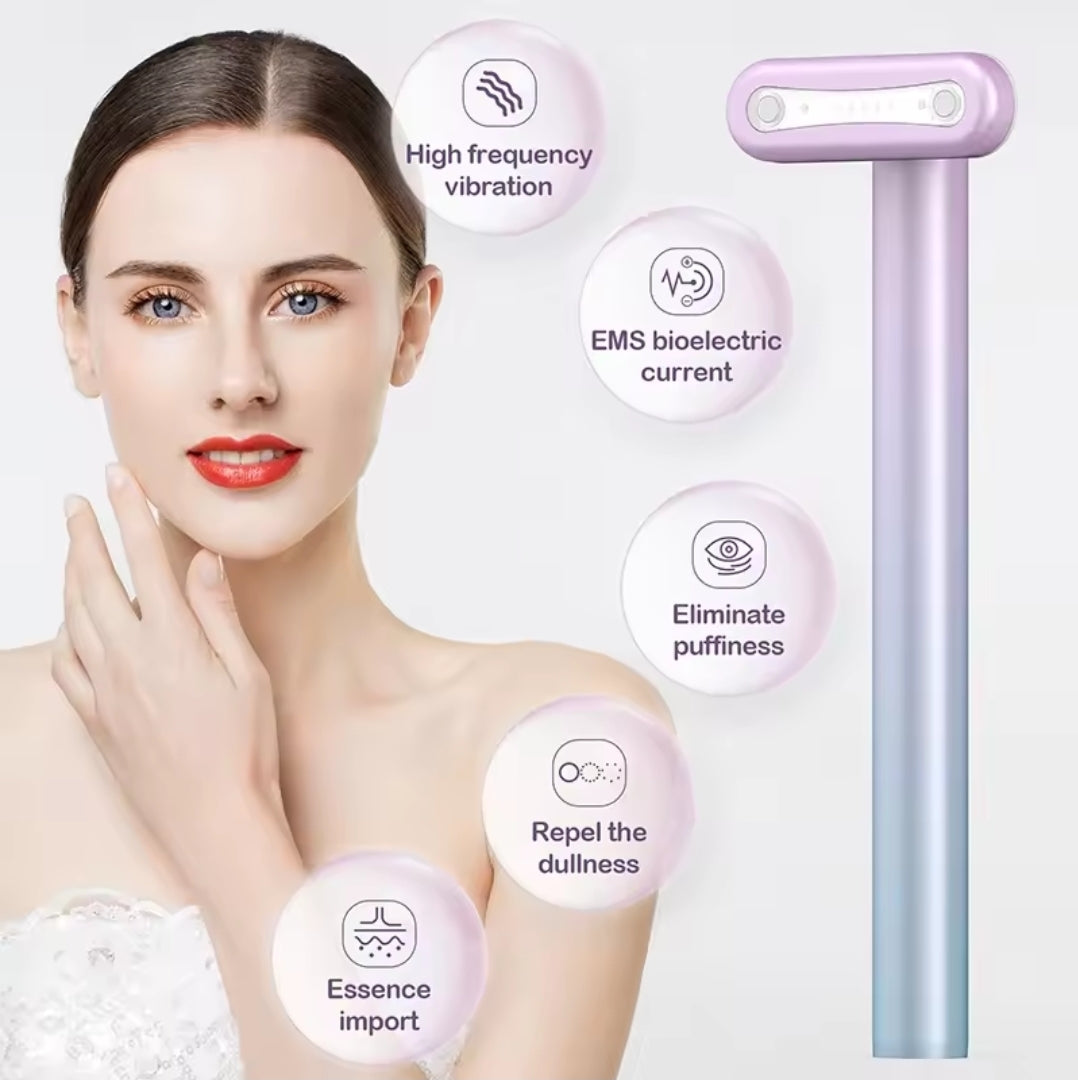 Baguette Beauté & Soin du Visage PINKMOON | Lumière Rouge et Micro-Courants - Orisens France
