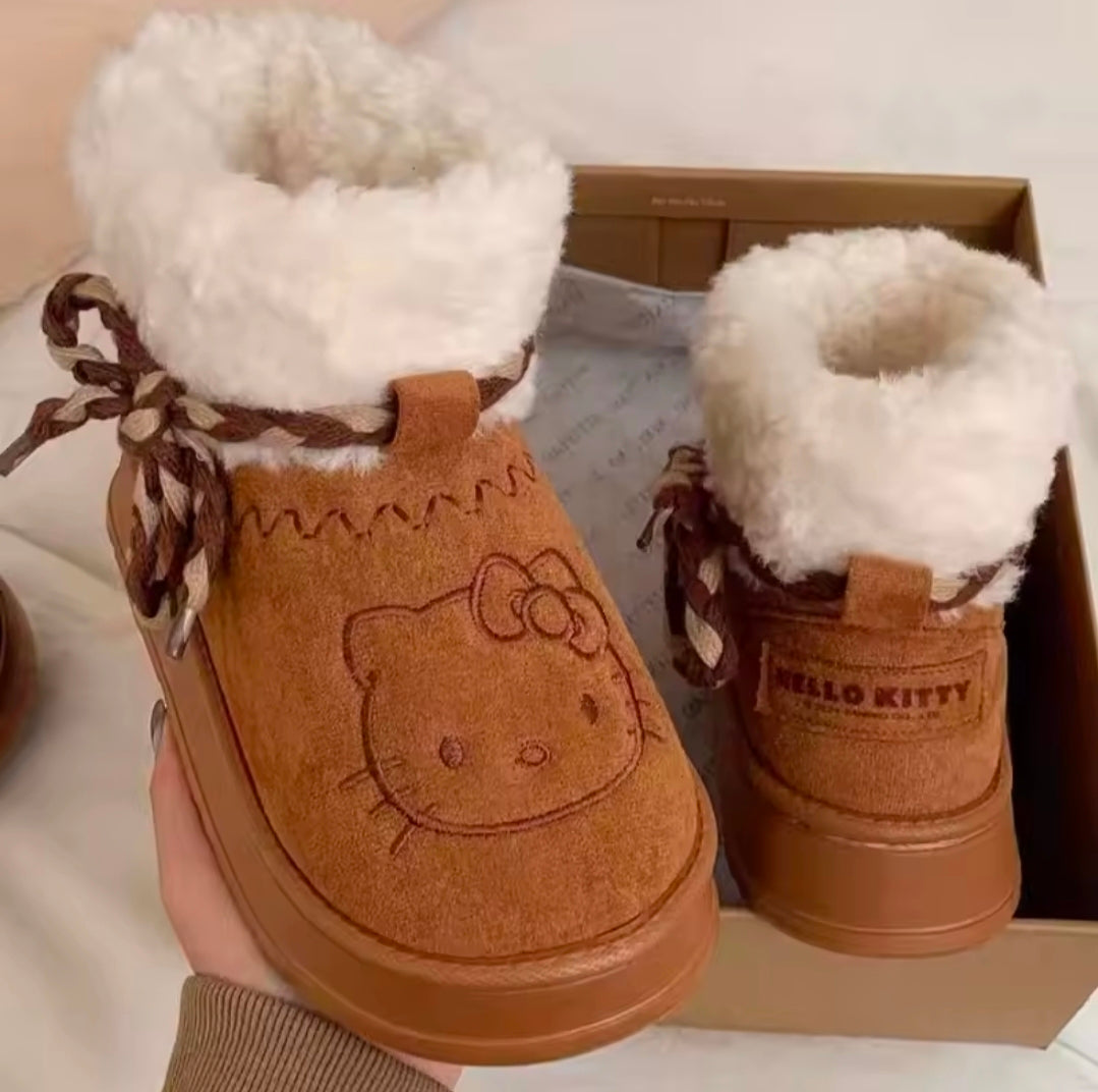 Bottes de neige basses et douillettes Hello Kitty