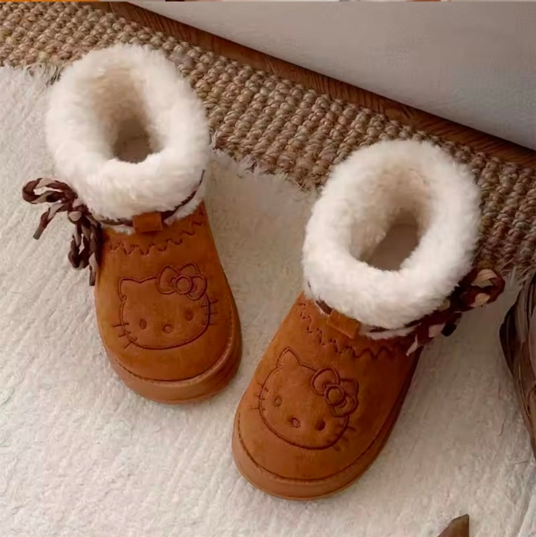 Bottes de neige basses et douillettes Hello Kitty