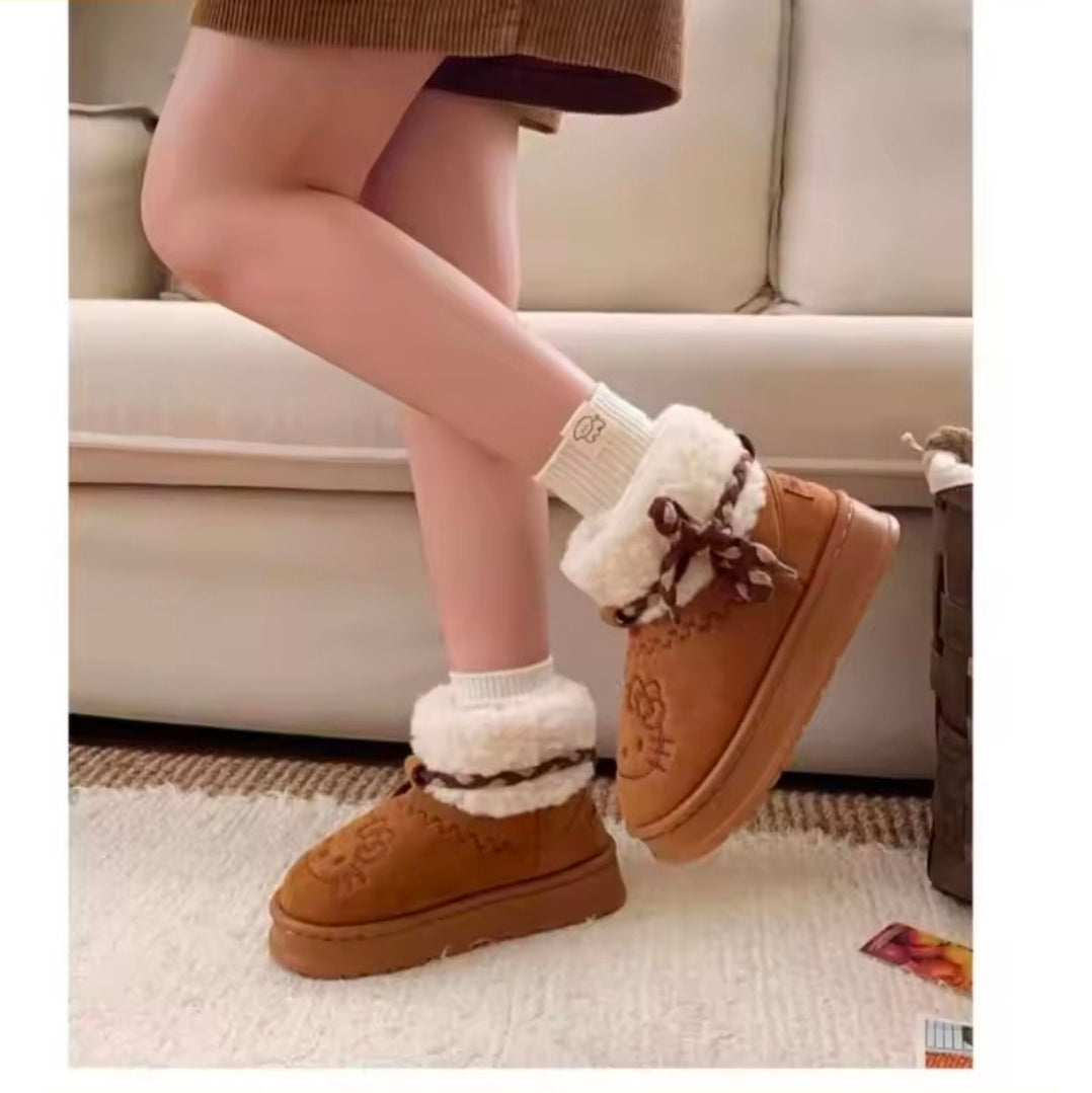 Bottes de neige basses et douillettes Hello Kitty