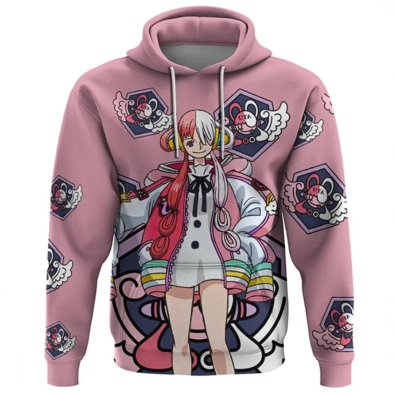 Anime ONE PIECE Autumn and Winter Hoodie Luffy Zoro 3D printing Fashion Casual Cosplay Cartoon Hoodie Streetwear Sweatshirt gift