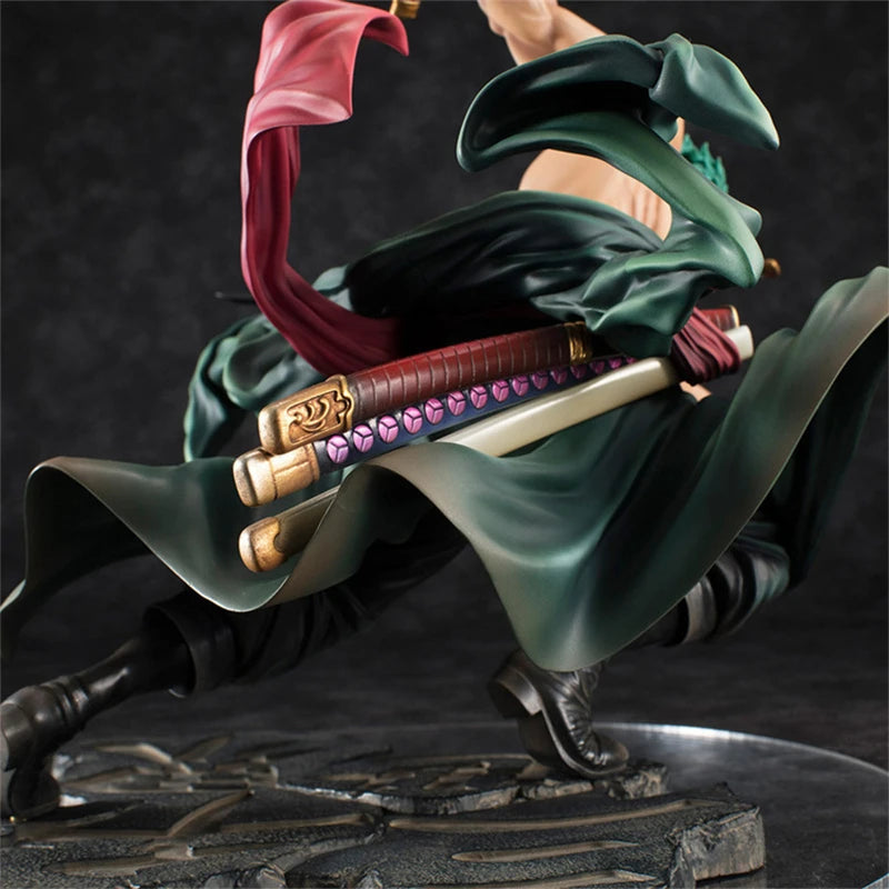 Figurine One Piece de 10 cm, jouet anime GK Roronoa Zoro, lame à trois lames, Sa-maximum, figurine de collection en PVC, cadeau pour enfants,adolescents et adultes