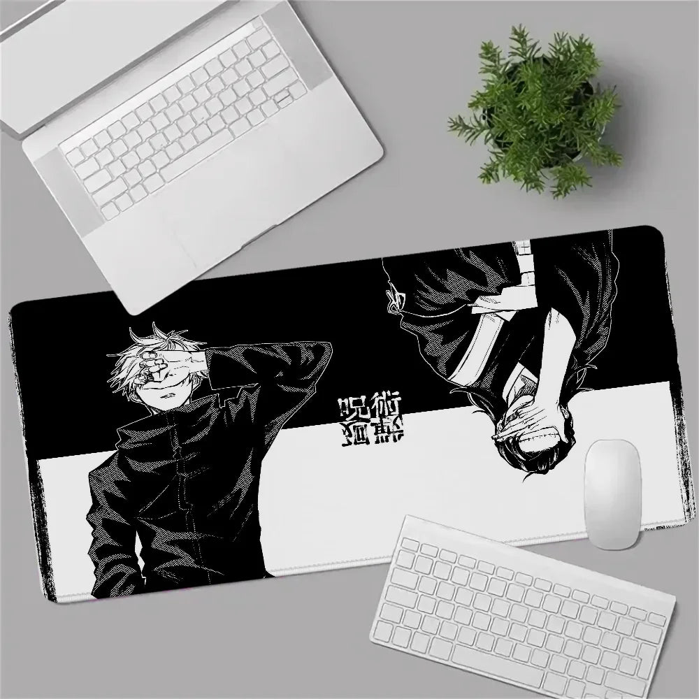 Jujutsu Kaisen Hot Pad Mouse Gaming Keyboard Computer Mat Deskmat Mousepad Gamer Mausepad Pc Accessories Table Pads Mats Cabinet