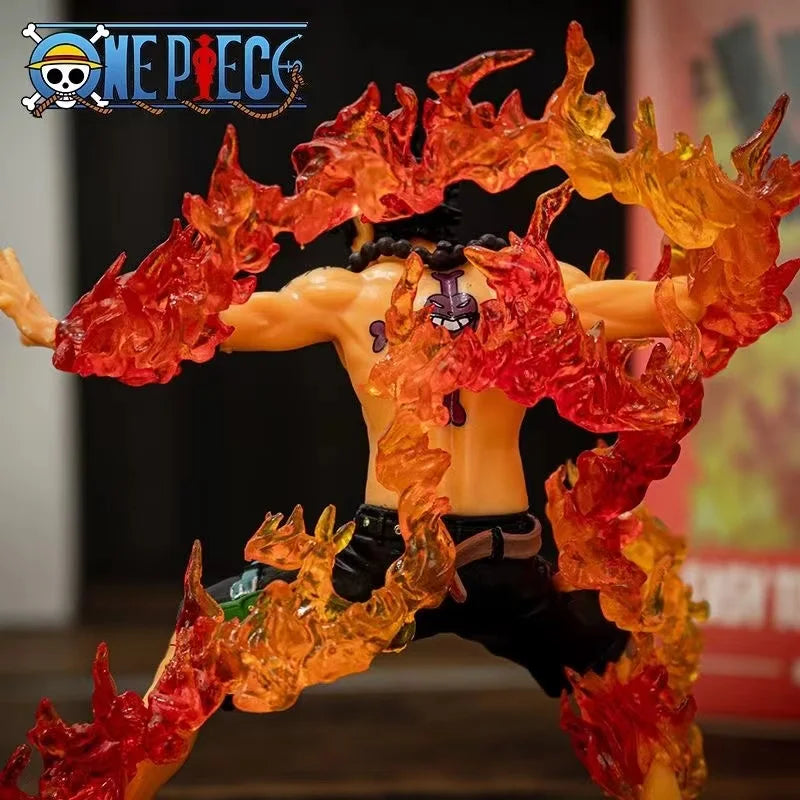 Black friday One Piece Portgas D Ace Battle Fire Action Figures Toys Japan Anime Collectible Figurines PVC Model Toy for Anime Lover Figurine