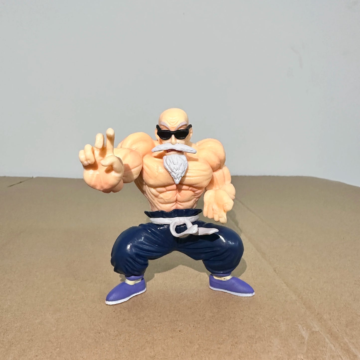 New Anime Dragon Ball Figure Master Roshi Action Figure Muscle Strengthening Form Toys Gifts PVC Model Collectible Ornament
