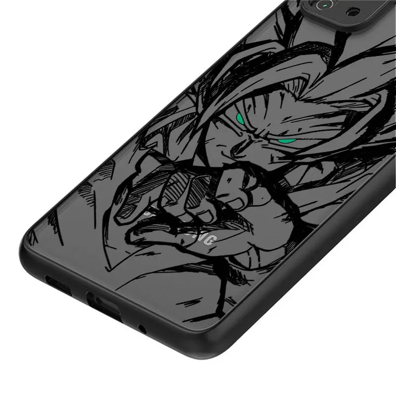 Dragon Ball Goku Vegeta Soft shell Phone Case for Samsung Galaxy S10 S21 FE S21 Note 20 10 S24 S23 Ultra S9 S22 Plus S20 S25
