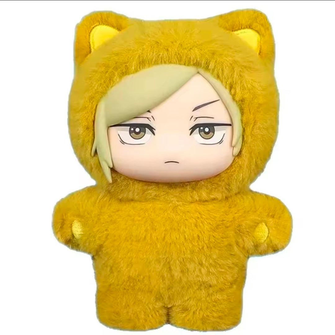 Eaki Jujutsu Kaisen saison 2 chat parc fête Gojo Satoru boîte aveugle en peluche sac de poignet pendentif modèle Collection - Orisens France