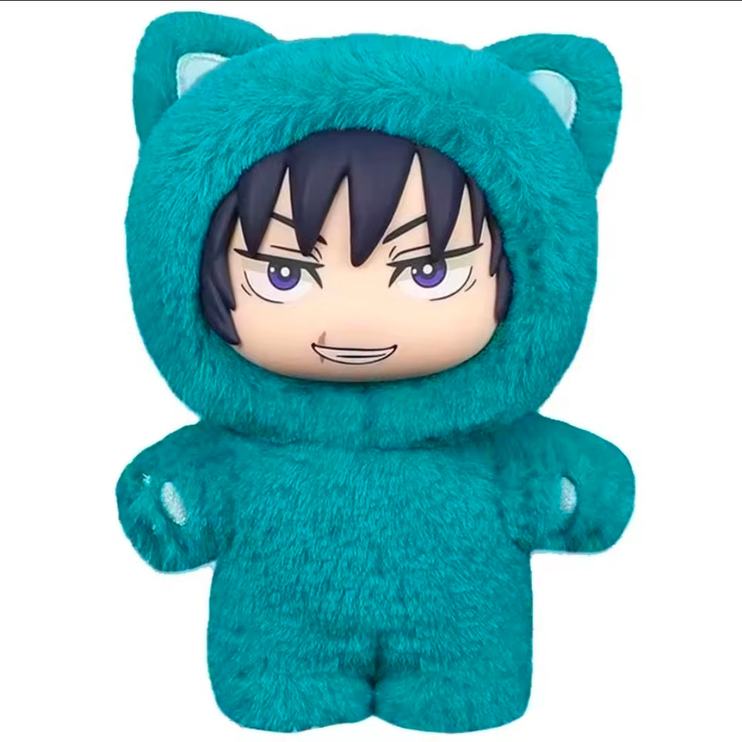 Eaki Jujutsu Kaisen saison 2 chat parc fête Gojo Satoru boîte aveugle en peluche sac de poignet pendentif modèle Collection - Orisens France