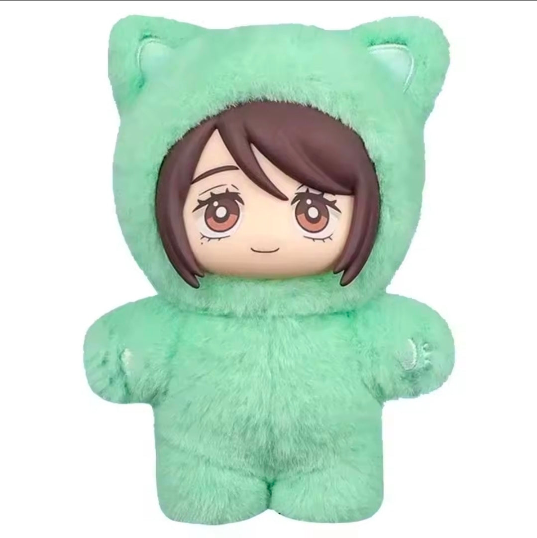 Eaki Jujutsu Kaisen saison 2 chat parc fête Gojo Satoru boîte aveugle en peluche sac de poignet pendentif modèle Collection - Orisens France