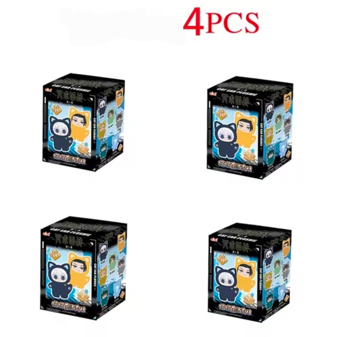 Eaki Jujutsu Kaisen saison 2 chat parc fête Gojo Satoru boîte aveugle en peluche sac de poignet pendentif modèle Collection - Orisens France