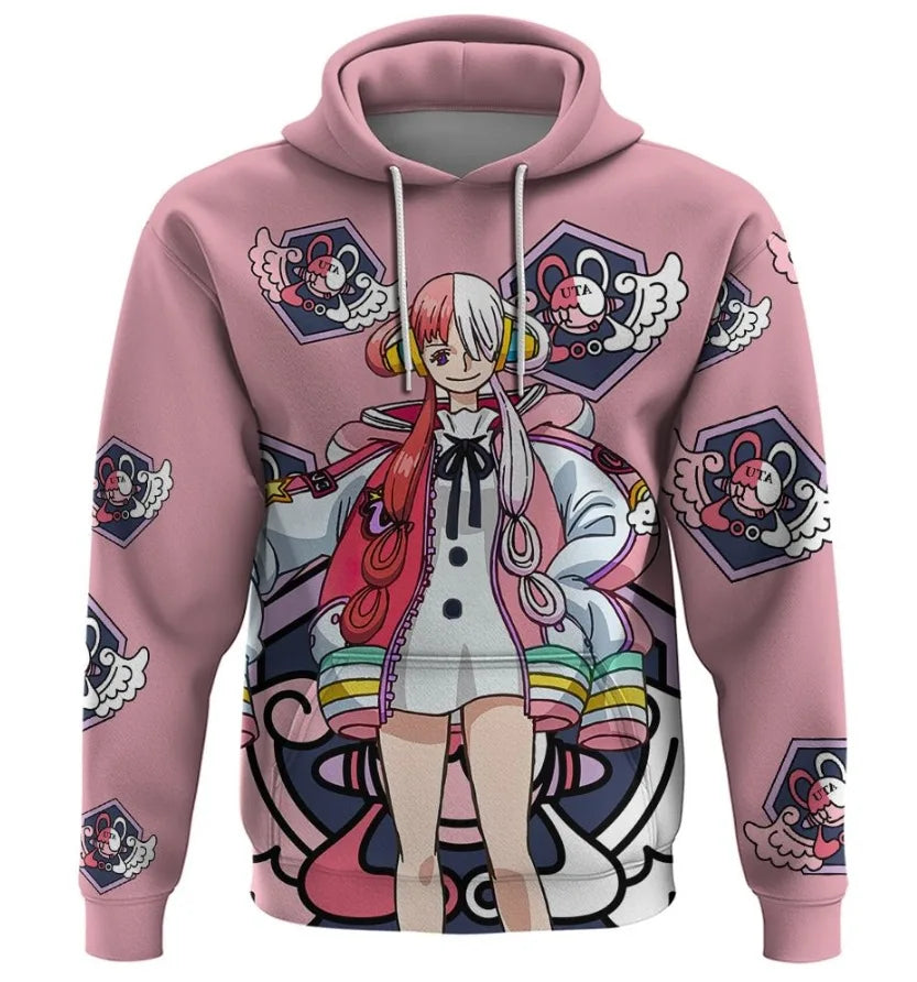 Anime ONE PIECE Autumn and Winter Hoodie Luffy Zoro 3D printing Fashion Casual Cosplay Cartoon Hoodie Streetwear Sweatshirt gift