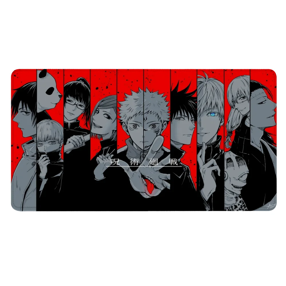 Jujutsu Kaisen Hot Pad Mouse Gaming Keyboard Computer Mat Deskmat Mousepad Gamer Mausepad Pc Accessories Table Pads Mats Cabinet