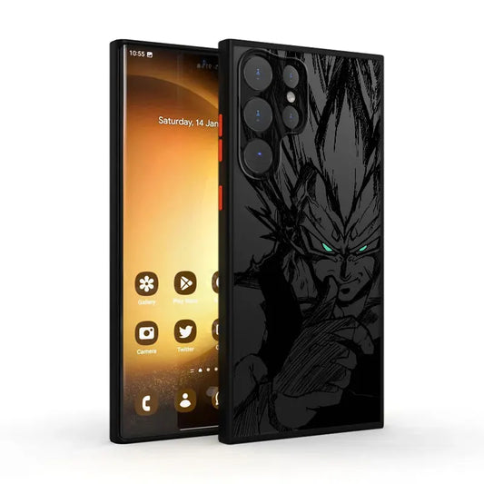 Dragon Ball Goku Vegeta Soft shell Phone Case for Samsung Galaxy S10 S21 FE S21 Note 20 10 S24 S23 Ultra S9 S22 Plus S20 S25